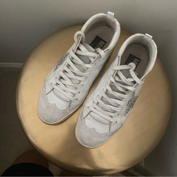 Golden Goose Swarovski Crystal Embellished Mid Star Sneakers - Picture 5 of 10